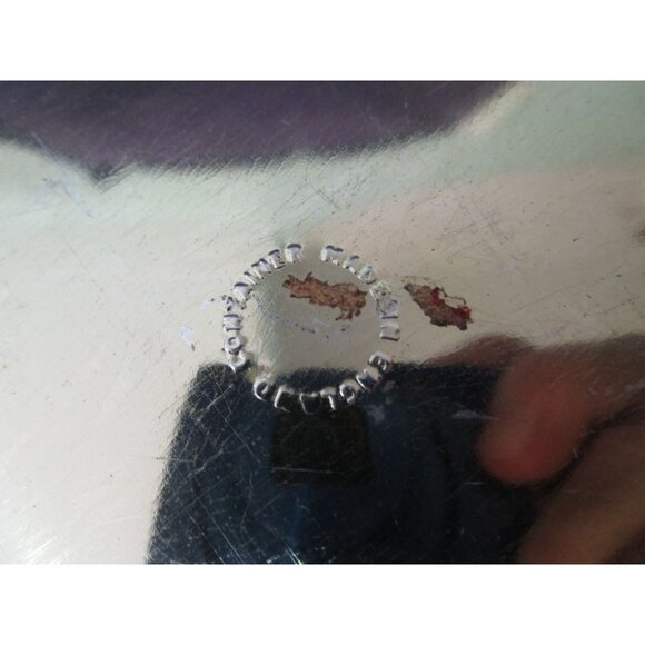 Daher Cloisonne Style 1970s Vintage Hand Painted Floral Biscuit Tin with Lid GUC - Picture 8 of 14